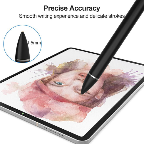 Stylus Pens for Touchscreen - High Sensitivity & Precision Capacitive Stylus Pencil for iPad iPhone Tablets Samsung