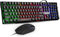 mafiti RK101 Wired Computer Keyboard Mouse Combo, RGB Backlit USB Keyboard for PC, Mac, Laptop, Desktop, Gaming Office