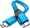UseBean 100W USB C to C Cable 0.6FT (2 Pack), Short Fast Charge 3.2 Gen 2X2 Video Cable for iPhone 15, MacBook