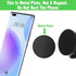 ElevateTech 40 Metal Plates for Magnetic Mount, Pcs Round Metal Plate Magnet for Phone Case Universal Mobile-Phone Iron