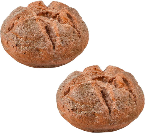 Hbbgdiy 2PCS Realistic PU Bread 6x3.2 Inch, Artificial Bakery Display & Photography Props