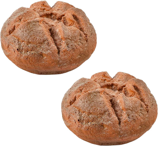 Hbbgdiy 2PCS Realistic PU Bread 6x3.2 Inch, Artificial Bakery Display & Photography Props