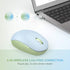 seenda Wireless Mouse, 2.4G Noiseless Mouse with USB Receiver, Portable Computer Mice for PC, Tablet, Laptop (Light