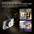 Magnetic Selfie Light for MagSafe, LED Ring Fill Light for iPhone, Portable Rechargeable Clip on Light for Selfie