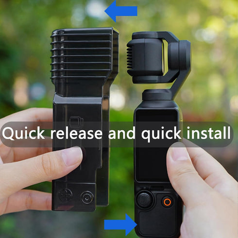 Protective Case Cover for DJI Osmo Pocket 3, Lens Guard Cap Screen Protector with Quick Release