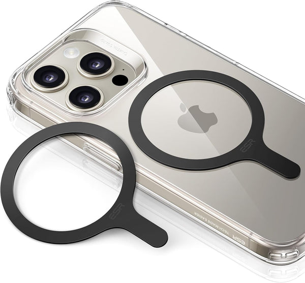 ESR MagSafe Sticker 360, MagSafe Ring Magnet (HaloLock), 2 Pack Magnetic Ring for iPhone 15/14/13/12/11, Galaxy