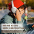 RUNOLIM Hybrid Active Noise Cancelling Headphones, 70H Playtime, Bluetooth Wireless Over Ear, HiFi Audio