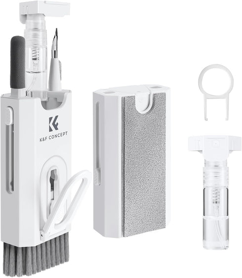 K&F Concept 8-in-1 Airpods Electronic Cleaning Kit, Multifunctional Tool for iPhone, AirPods, MacBook, iPad
