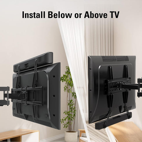 Mounting Dream Soundbar Mount Bracket - Fits Most Sound Bars Up to 15 Lbs, Mounting Above or Under TV, MD5420