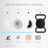 QR Code Airtag Holder, Waterproof Full Body Protection Anti-Lost Air Tag Case, Scan QR Code Send Location Alert Email,