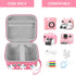 Leayjeen Kids Camera Case for ESOXOFFORE/Dylanto/GKTZ/HiMont/CAMCLID Instant Print Camera, Pink Unicorn (Case Only)