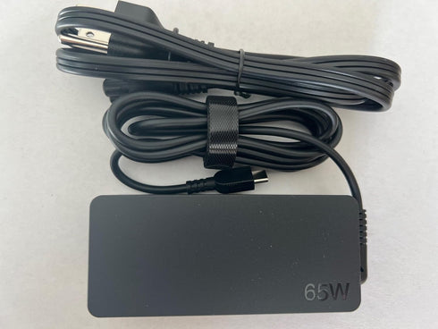 Original Lenovo 65W USB Type C AC Adapter for ThinkPad T14, T15, E14, E15, X1 Carbon, Compatible P/N: ADLX65YDC3D