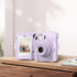 Fintie Protective Clear Case for Fujifilm Instax Mini 12 Instant Camera - Hard Shell Cover with Upgraded Film Pocket &