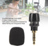 ciciglow 3.5mm, External Camera Microphone Mini Omnidirectional Condenser Microphone with Noise Reduction, for DSLR
