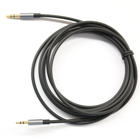 Black 3ft Gold Plated Design 3.5mm Male to 2.5mm Male Car Auxiliary Audio Cable for Apple, Android, Tablet
