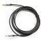 Black 3ft Gold Plated Design 3.5mm Male to 2.5mm Male Car Auxiliary Audio Cable for Apple, Android, Tablet