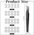 Macuezu 40 Filter(4mm, 4.2mm, 4.7mm, 5mm) Pcs Earbuds Dust Filter Replacement Kit with Tweezers, Anti-Dust Mesh