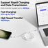 AICase Magnetic Charging Cable, Type C to Type C (6.5 FT), Super Organized Charging Magnetic Absorption Nano Data Cable