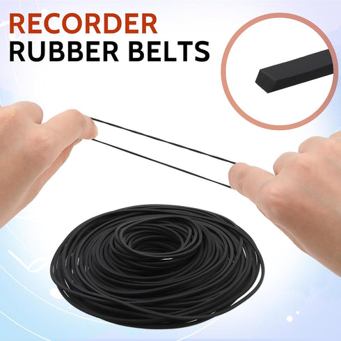 EupHHonycs 120 Cassette 40-135 Mm Cassette PCS Belts, Recorder Belts, Repair Maintenance Mix Tape Machine Rubber Belt