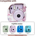 molshine Premium Protective Case for Fujifilm Instax Mini 12 11 9 8 Instant Camera, Portable Travel Storage Protector
