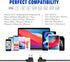 MFi Certified iPhone Charger 3 Pack: 3/6/10FT Nylon Braided Lightning Cables for iPhone 14/13/12/11/Xs/8/7 Plus. Fast