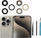 3pcs/Set Rear Camera Lens Replacement for iPhone 15 Pro Max with Pre-Installed Adhesive, Repair Tool Kit & Anti-Lens