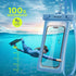 ProCase Floating Waterproof Phone Pouch Up to 7.0", Underwater Dry Bag for iPhone 15, Galaxy S24, 2 Pack