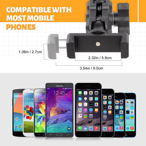 Maiker Adjustable Dashboard Phone Holder Mount for Ford Bronco Accessories 2021-2023, Anti-Shake Stabilizer