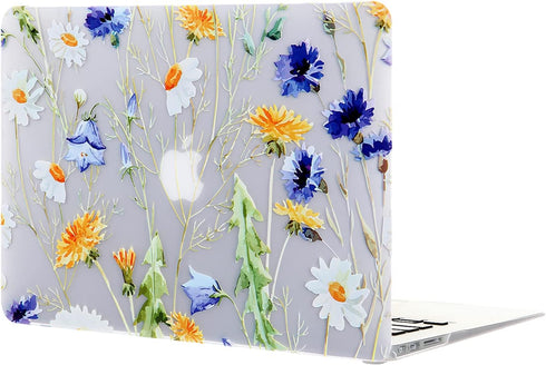 Case for MacBook Air 13 inch A1466 A1369 2010-2017 Release, 5 in 1 Matte Clear Hard Shell & Keyboard Cover & Screen