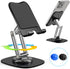 Fully Adjustable Foldable Phone Stand, 360 Degree Rotating Holder for iPhone 15 14 13 12 Pro Xs Max Xr, Desktop Cell