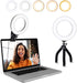 ACMEZING Video Conference Lighting Kit, Ring Light Clip on Laptop Monitor with 5