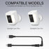 Cordro 13.2FT 3rd Gen/2nd Charger Cable Power Adapter Compatible with Ring Stick Up Cam Battery/Plug-in Gen & Ring Pan