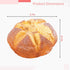 Calolin 5.7 5.1 3.1 Inches Artificial Loaf Bread, x x Fake Bread Loaf, Simulation Food PU Fake Loaves for Shop Display