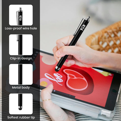THE CASE DOCTOR GET YOUR CASE LIFT WITH THE CASE DOCTOR 20-Pack TCD Stylus Pens for Touch Screens Universal Stylus Pen