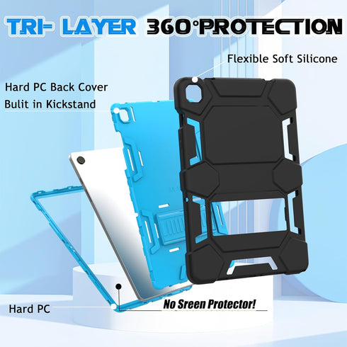 Rugged Case for Samsung Galaxy Tab A9+/ A9 Plus 11 inch 2023 - Heavy Duty Shockproof Cover