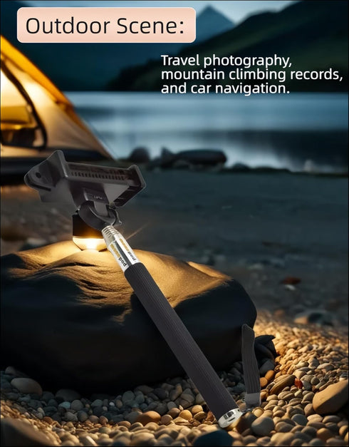 FANBODTA 55-85mm 360 All Phone Holder No Tools Needed! Spring Clamp Fits Phones, Sturdy E-Base for Car Rides, Zoom