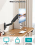 LIFTGO 32 Inch 19.8lbs, 75x75, 100x100, Wall Mount Monitor Arm for Max Computer Screens, Height Adjustable Single
