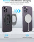 ?2024 Upgraded? Mag Safe Phone Ring Holder, Adjustable Magnetic Kickstand Compatible with iPhone 15 & 14 Series