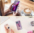 Esdot iPhone 13 Pro Case with Built-in Screen Protector, Military Grade Rugged Cover for Women, Glitter Purple Marble