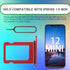 Single Red SIM Card Tray Holder for iPhone 12 Mini US Version, Replacement Adapter with SIM Ejector, A2176 A2398 A2399
