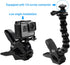 Suptig Jaws Flex Clamp Mount Gooseneck for GoPro Hero 12, 11, 10, 9, 8, 7, 6, 5, 4, Session, Akaso EK7000, Arlo Action