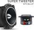 RECOIL TW250 High Compression Car Bullet Super Tweeters, 1-Inch Voice Coil, 400 Watts Max, Pair
