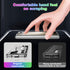 Samsung Galaxy Z Fold 5 Cover: Sleek Clear Electroplated Stand Protective Case - Elegant Anti-Scratches Luxury for