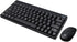 Adesso WKB-1100CB Mini Wireless Spill Resistant Ergonomic Keyboard & Mouse Combo, Black