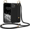 kwmobile Case for Apple iPhone 11 - Soft TPU Phone Cover with Hand Strap Holder and Lanyard in Black