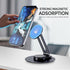 CreaDream Magnetic Phone Stand for Desk, Aluminum MagSafe iPhone Stand Foldable Adjustable, Cell Phone Stand Holder Compatible with iPhone 15 14 13 12 Pro Max and Magsafe Case