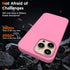 iPhone 14 Pro Max Case, Tender Pink Liquid Silicone, Shockproof Slim, 6.7", with 2X Screen Protectors & Soft Microfiber