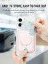 isee 17/16/15/14/13/12 2 Magnetic Phone Wallet with Expanding Grip, Phone Card Holder Wallet with MagSafe, Wallet