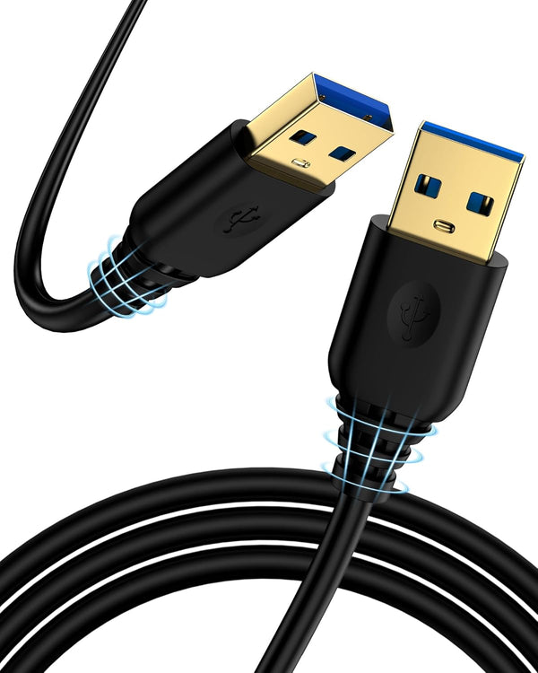 USB Cable to USB 10FT, USB3.0 Type A to A Male Cable