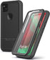 ENCASED Pixel 4a Case with Screen Protector, Rebel Shield Rugged Full Body Protective Cover for Google Pixel 4a - Black